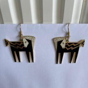 Laurel Burch - Temple Horse Enamel Earrings